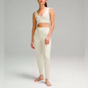 NWOT Lululemon High Rise Align Ribbed Leggings Size O 28”